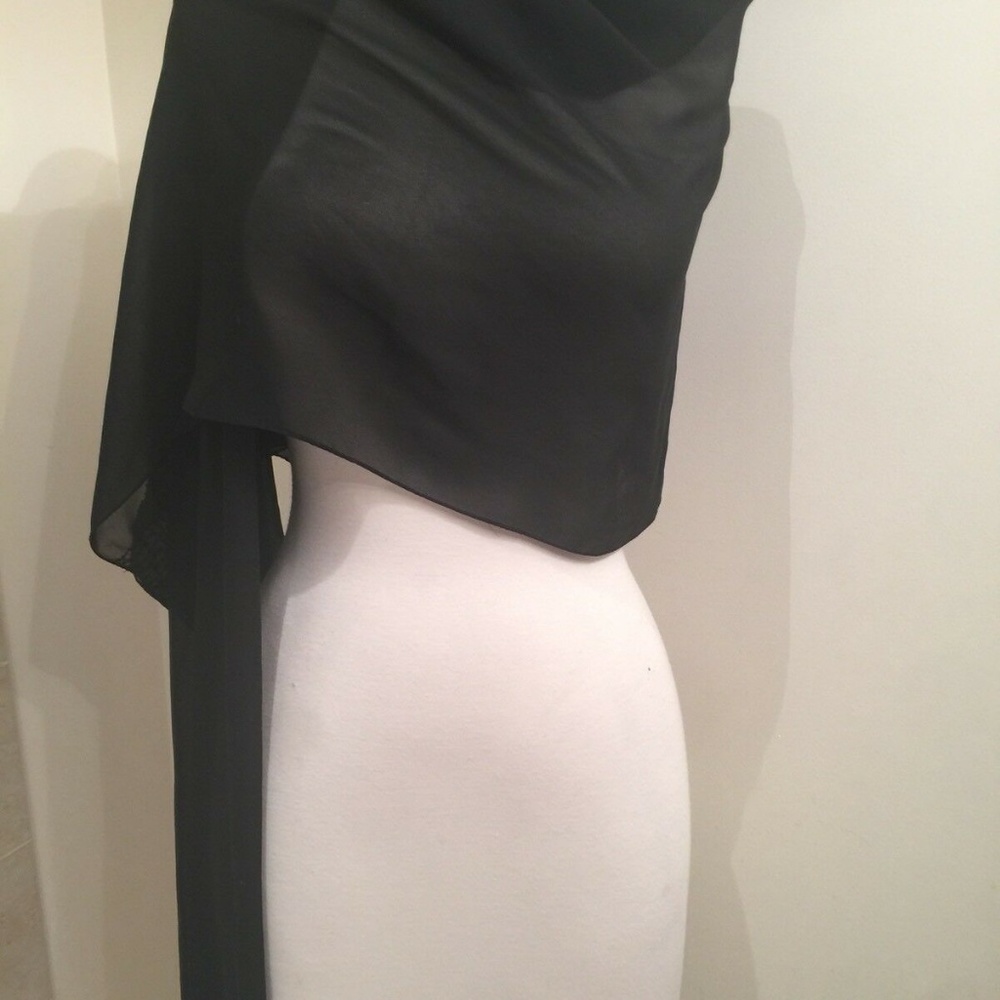 Echo Black Scarf With Beading NWT MSRP $38.00